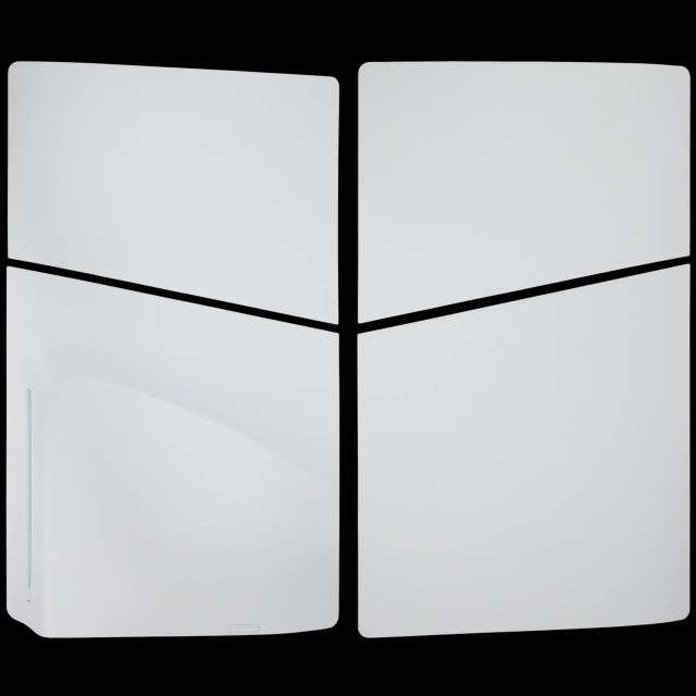 Faceplate Cover (Top e Bottom) per Sony PlayStation 5 Slim Disc Edition (Bianco)