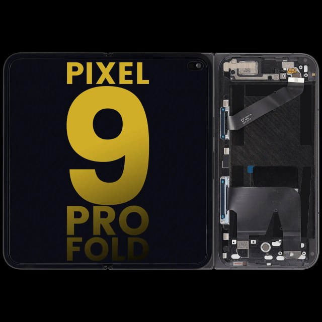 Inner Display OLED completo con Frame per Google Pixel 9 Pro Fold (Refurbished) (Obsidian)