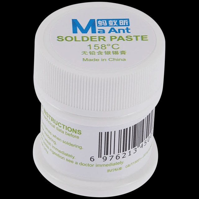 158°C Lead-free Argento Solder Paste (MaAnt)