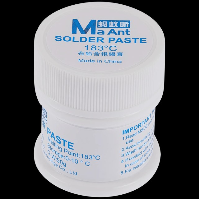 183°C Leaded Argento Solder Paste (MaAnt)
