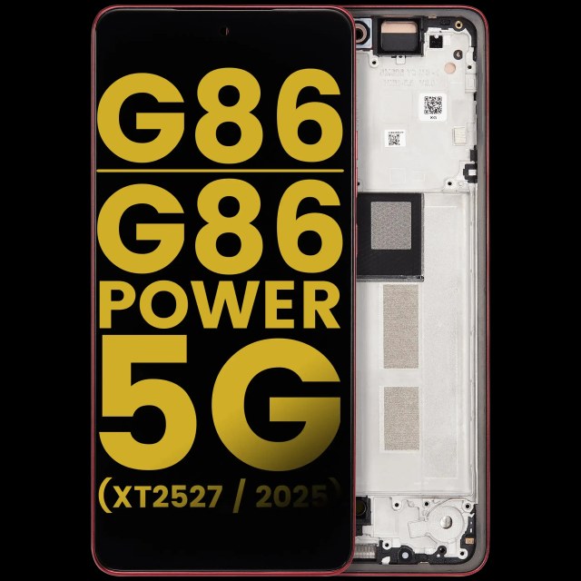 Display OLED completo con Frame per Motorola Moto G86 / G86 Power 5G (XT2527 / 2025) (Refurbished) (Chrysanthemum)
