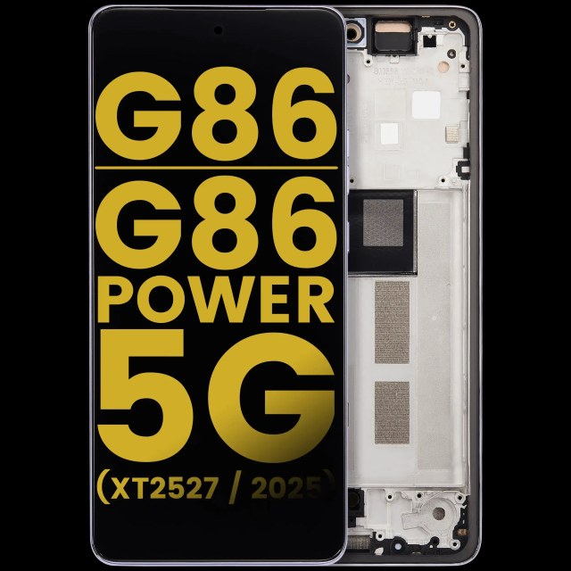 Display OLED completo con Frame per Motorola Moto G86 / G86 Power 5G (XT2527 / 2025) (Refurbished) (Cosmic Sky)