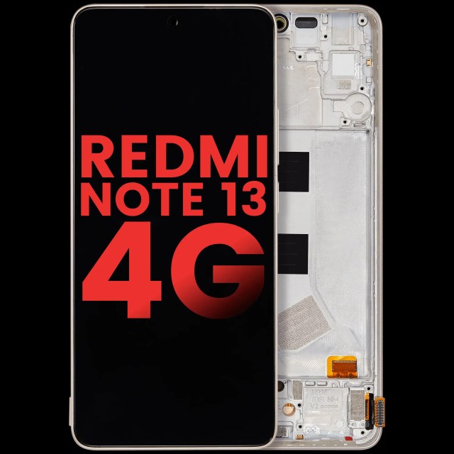 Display OLED completo con Frame per Xiaomi Redmi Note 13 4G (Aftermarket Plus) (Ocean Sunset)
