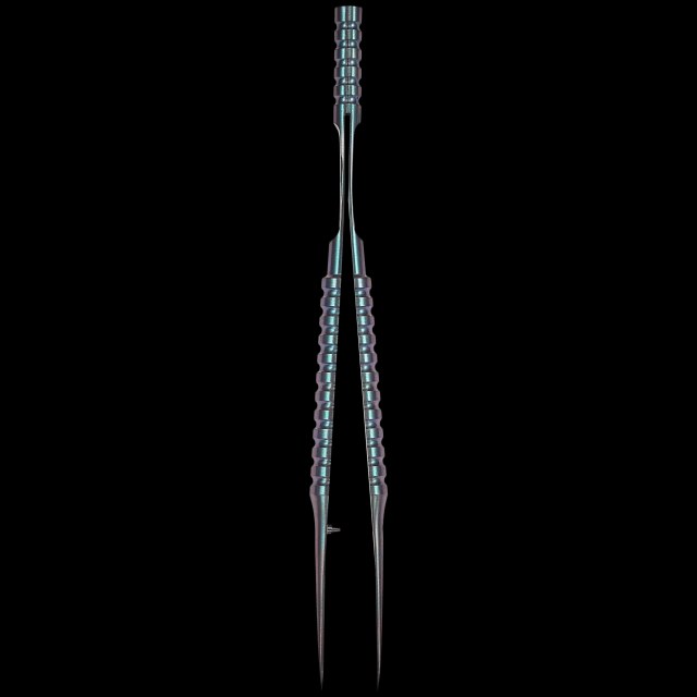 Ti02 Curved Head Titanio Alloy Ultraprecise Tweezers (2UUL)