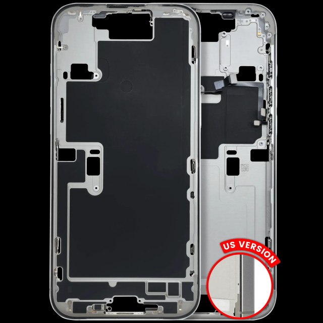Frame centrale W/ Minuteria per iPhone 16 Pro Max (US Version) (Used Service Pack Pull: Grade B) (Titanio bianco)