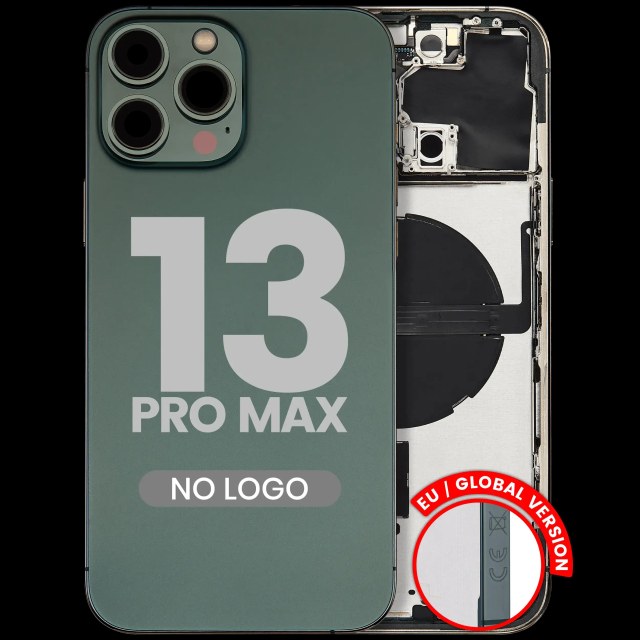 Scocca posteriore W/ Minuteria per iPhone 13 Pro Max (EU / Global Version) (Aftermarket Plus) (Alpine Verde)