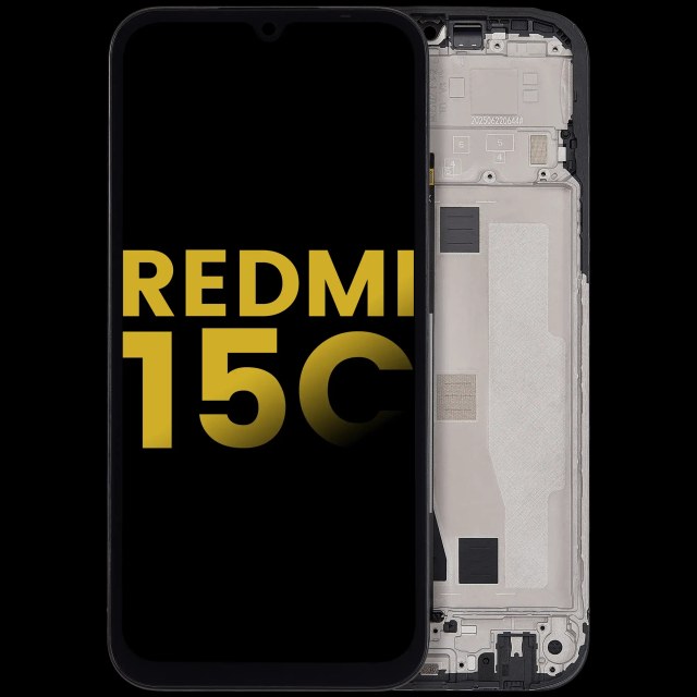 Display LCD completo con Frame per Xiaomi Redmi 15C 4G (versione EU) (Refurbished) (tutti i colori)