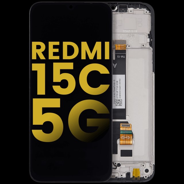 Display LCD completo con Frame per Xiaomi Redmi 15C 5G / Redmi 15R (Refurbished) (tutti i colori)