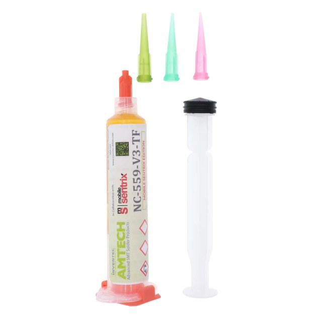 Tacky Flux Paste 10cc Syringe Water-Washable (NC-559-V3-TF / 16151) (Amtech)
