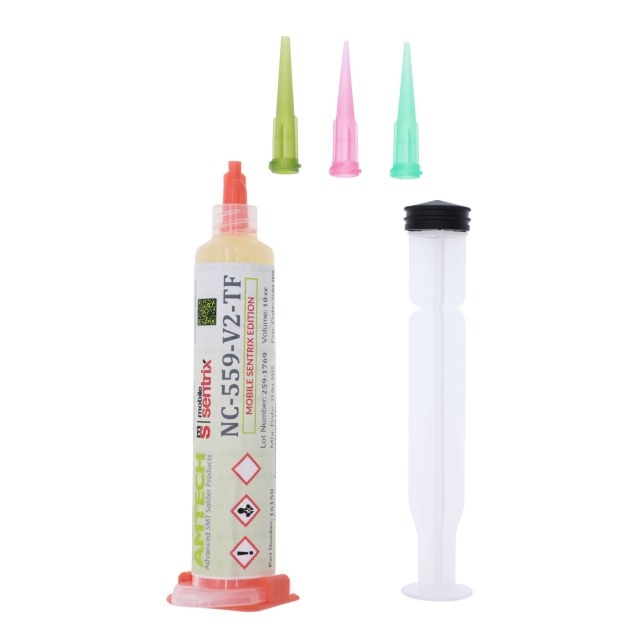 Tacky Flux Paste 10cc Syringe Water-Washable (NC-559-V2 / 16150) (Amtech)
