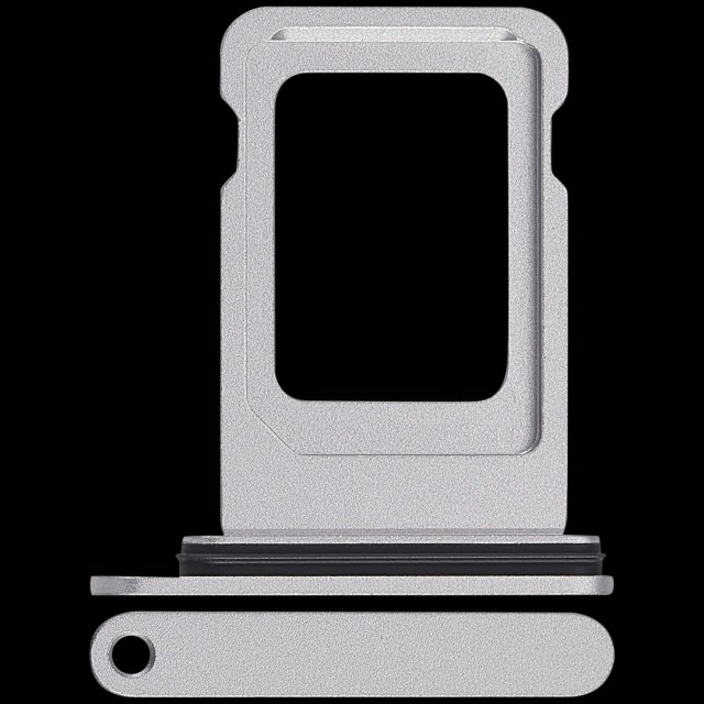 Carrellino SIM singola compatibile per iPhone 17 Pro / 17 Pro Max (Argento)