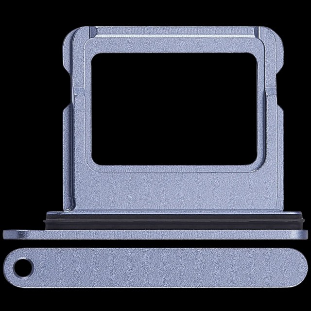 Carrellino SIM singola compatibile per iPhone 17 (Blu nebbia)