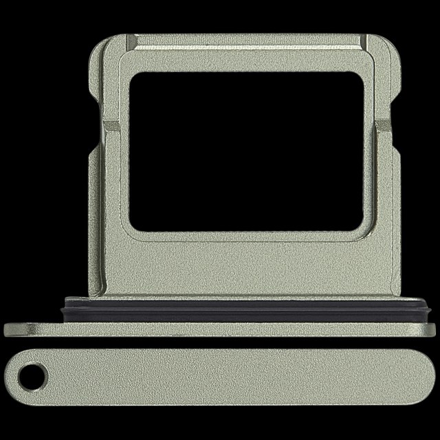 Carrellino SIM singola per iPhone 17 (Verde salvia)