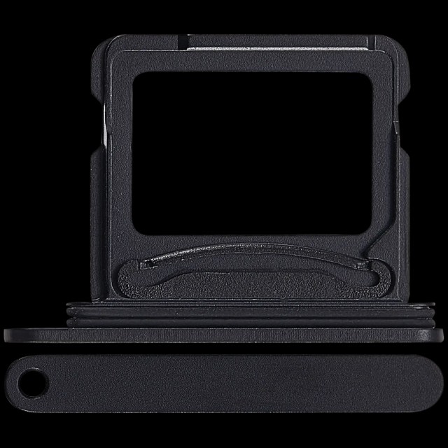 Carrellino doppia SIM compatibile per iPhone 17 (Nero)