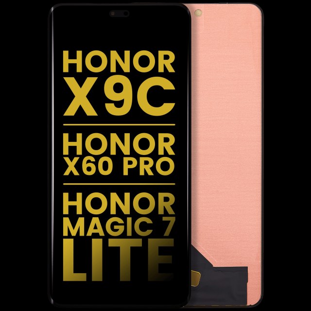 Display OLED completo senza Frame compatibile per Honor X9c / Honor X60 Pro / Honor Magic7 Lite (Refurbished) (tutti i colori)