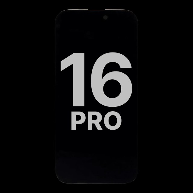 Display OLED completo compatibile per iPhone 16 Pro con Sensore luminosità flat (Used Service Pack Pull: grado A)