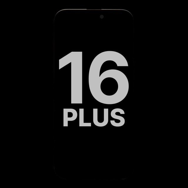 Display OLED completo compatibile per iPhone 16 Plus con Sensore luminosità flat (Used Service Pack Pull: grado A)