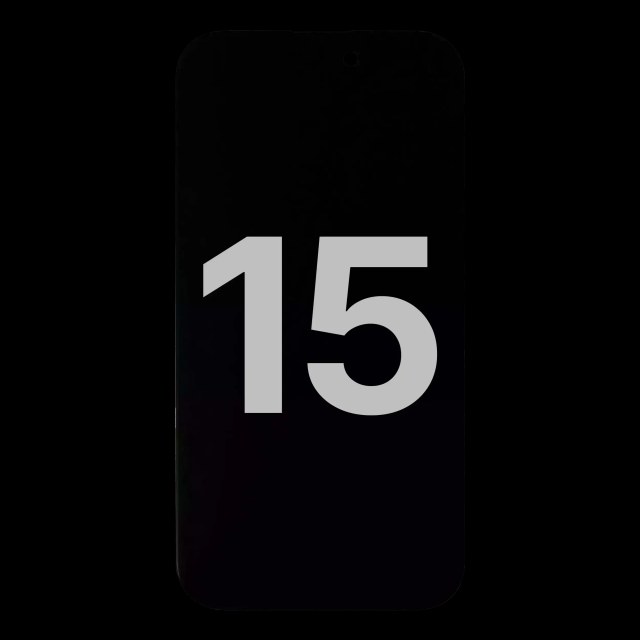 Display OLED completo compatibile per iPhone 15 con Sensore luminosità flat (Used Service Pack Pull: grado A)