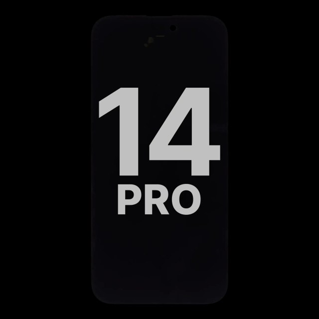 Display OLED completo compatibile per iPhone 14 Pro con Sensore luminosità flat (Used Service Pack Pull: grado A)