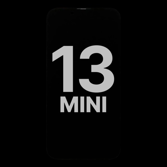 Display OLED completo compatibile per iPhone 13 Mini con Sensore luminosità flat (Used Service Pack Pull: grado A)