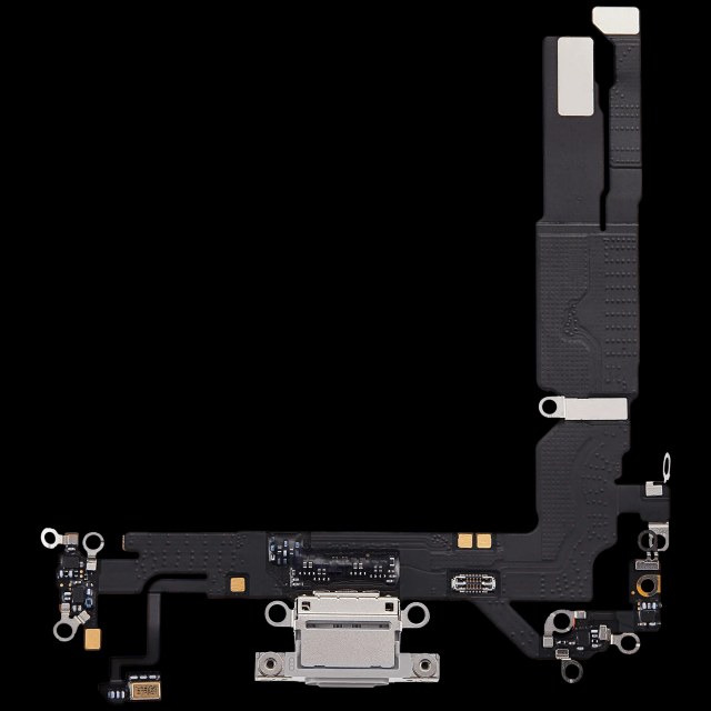 Flat connettore di ricarica compatibile per iPhone 17 (Premium) (Bianco)
