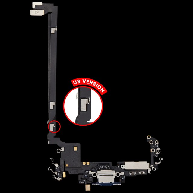 Flat connettore di ricarica per iPhone 17 Pro Max (Premium)(US Version)(Deep Blu)