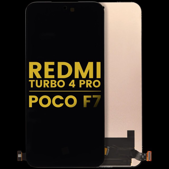 Display OLED completo senza Frame per Xiaomi 15T 5G / Xiaomi Redmi Turbo 4 Pro / Xiaomi Poco F7 (Refurbished) (tutti i colori)