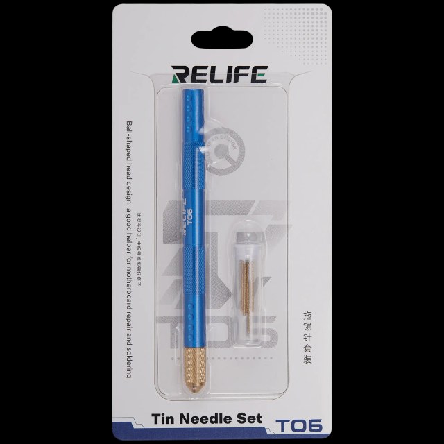 T06 Tin Needle Set per Scheda madre Repair Desoldering (Relife)