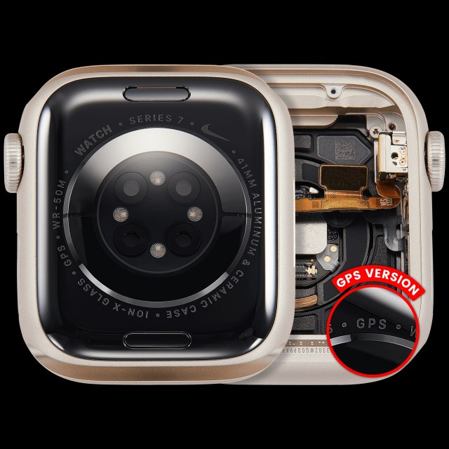 Scocca completa compatibile per Watch Series 7 (41MM) (Used Service Pack Pull: grado A) (GPS Version) (Aluminum / Galassia)