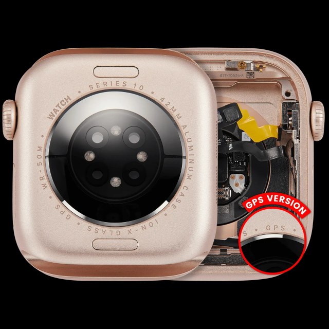 Scocca completa compatibile per Watch Series 10 (42MM) (Used Service Pack Pull: grado A) (GPS Version) (Aluminum / Oro rosa)