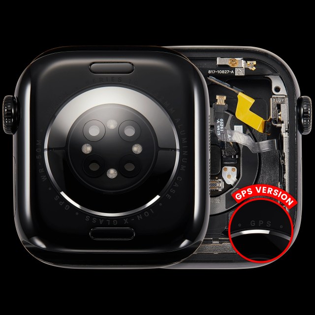 Scocca completa compatibile per Watch Series 10 (42MM) (Used Service Pack Pull: grado A) (GPS Version) (Aluminum / Jet Nero)