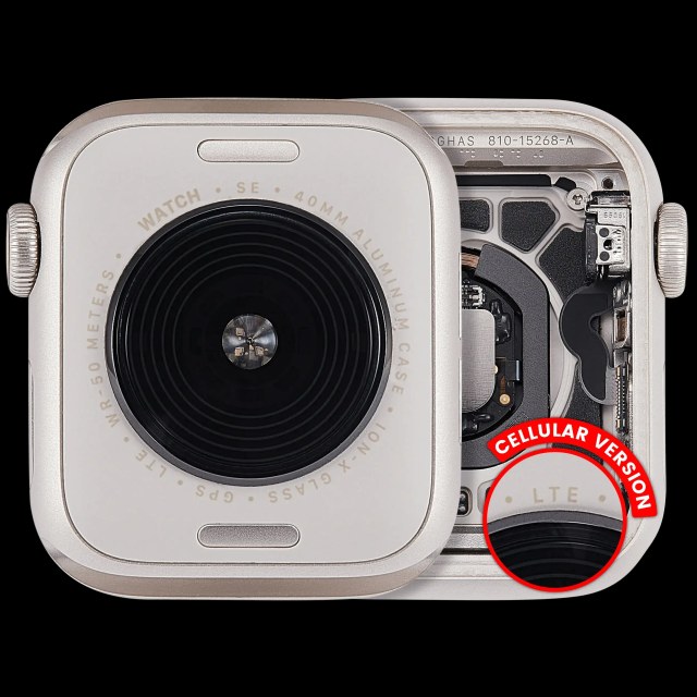 Scocca completa compatibile per Watch Series SE 2nd (40MM)(Aluminum/Galassia)(Cellular Version)
