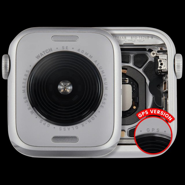 Scocca completa compatibile per Watch Series SE 2nd (40MM) (Used Service Pack Pull: grado A) (GPS Version) (Aluminum / Argento)