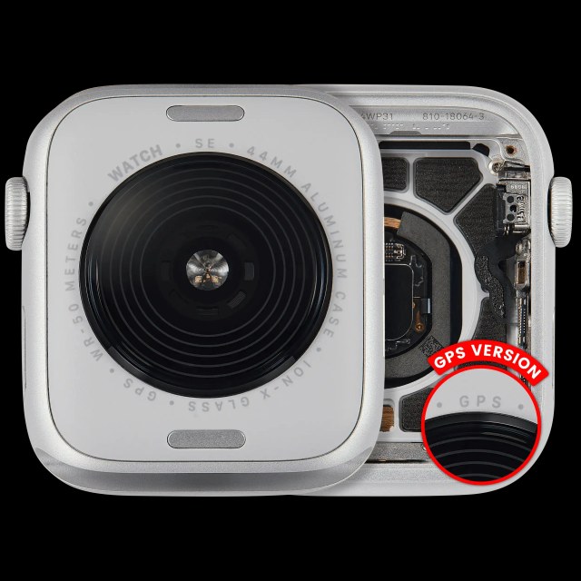 Scocca completa compatibile per Watch Series SE 2nd (44MM) (Used Service Pack Pull: grado A) (GPS Version) (Aluminum / Argento)