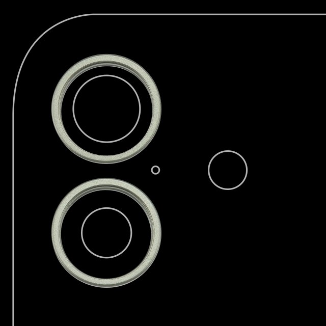 Cornice fotocamera posteriore Ring Only per iPhone 17 (Verde salvia) (2 set pezzi)