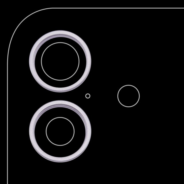 Cornice fotocamera posteriore Ring Only per iPhone 17 (Lavanda) (2 set pezzi)
