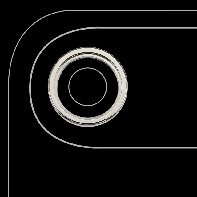 Lente fotocamera posteriore con staffa e Cornice per iPhone Air (3 set pezzi) (Premium) (Oro chiaro)