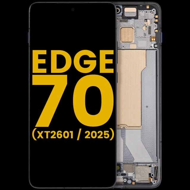 Display OLED completo con Frame per Motorola Edge 70 ( XT2601 / 2025）(Refurbished) (Gadget Grigio)