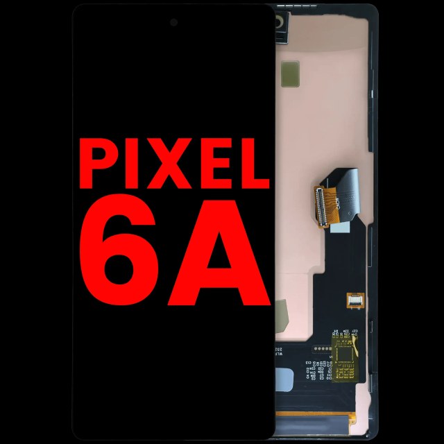 Display OLED completo con Frame (senza Fingerprint Sensore) per Google Pixel 6A (Aftermarket Plus) (tutti i colori)