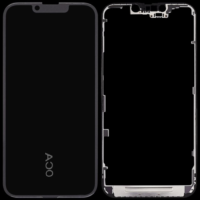 3 in 1 (Vetro con OCA preinstallato + Frame) per iPhone 16e / 17e (OCA Master)