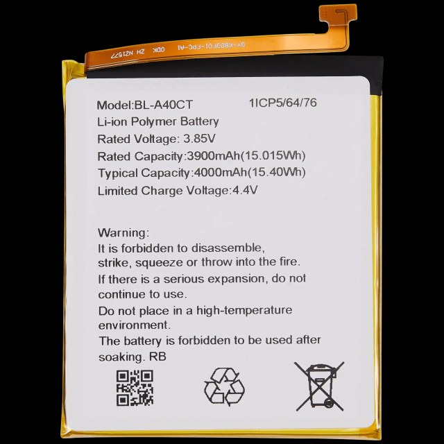 Batteria di ricambio per Cricket Innovate E 5G (BL - A40CT)