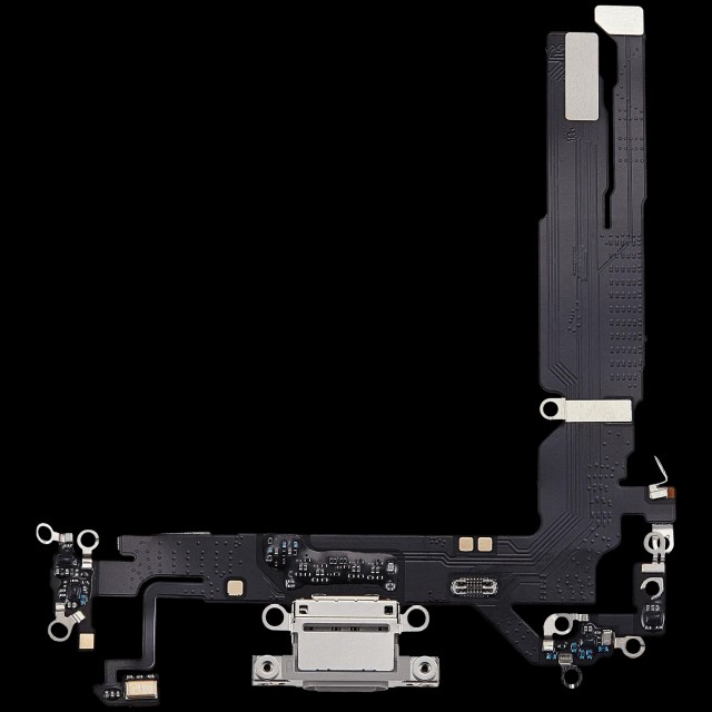Flat connettore di ricarica per iPhone 17 (Aftermarket Plus) (Bianco)