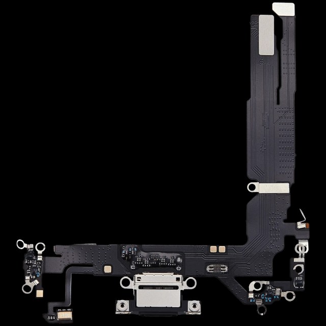 Flat connettore di ricarica per iPhone 17 (Aftermarket Plus) (Nero)