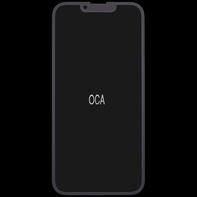 2 in 1 (vetro + OCA preinstallato) per iPhone 13 (10 pezzi)