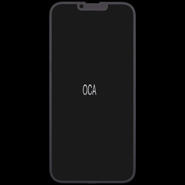 2 in 1 (vetro + OCA preinstallato) per iPhone 14 Plus (10 pezzi)