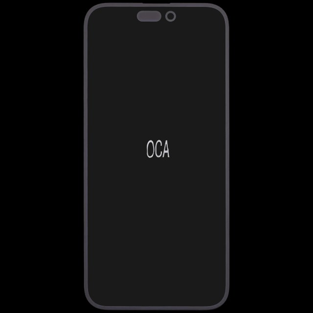 2 in 1 (vetro + OCA preinstallato) per iPhone 14 Pro Max (10 pezzi)