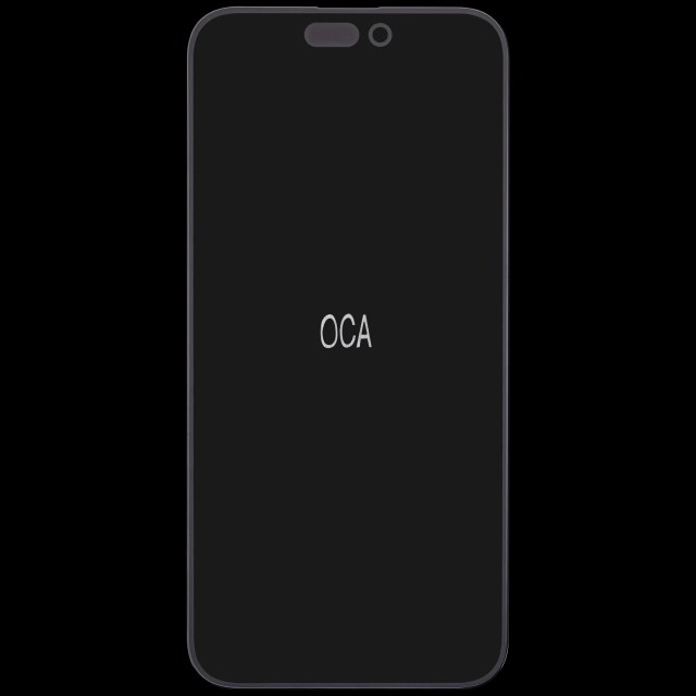 2 in 1 (vetro + OCA preinstallato) per iPhone 15 Pro Max (10 pezzi)
