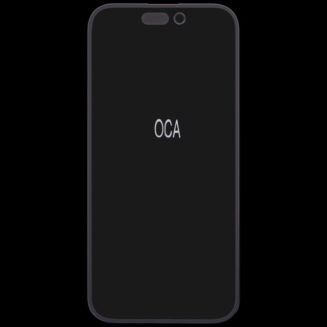 2 in 1 (vetro + OCA preinstallato) per iPhone 16 (10 pezzi)