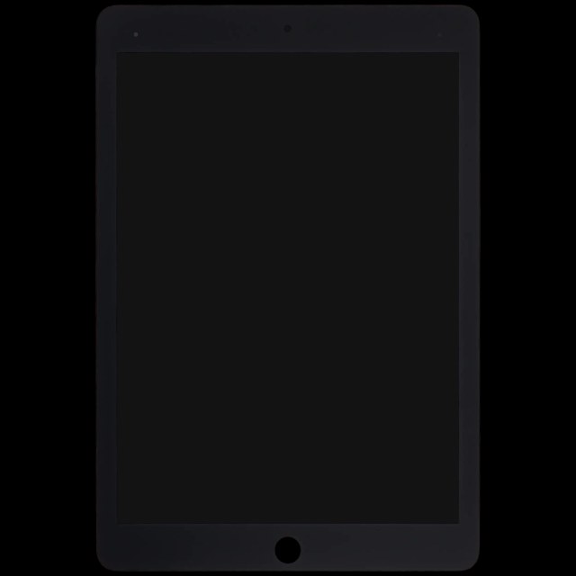 2 in 1 Vetro frontale con OCA preinstallato per iPad Pro 9.7" (separazione vetro richiesta) (Nero)