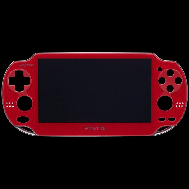 LCD Screen con Stand per PlayStation Vita 1000 (Rosso)